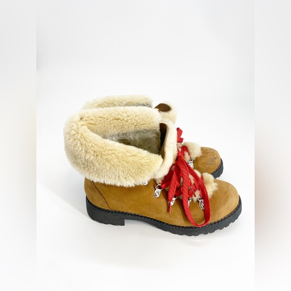 J Crew Nordic Boots in Pecan Glaze Sz 9 - Picture 8 of 10